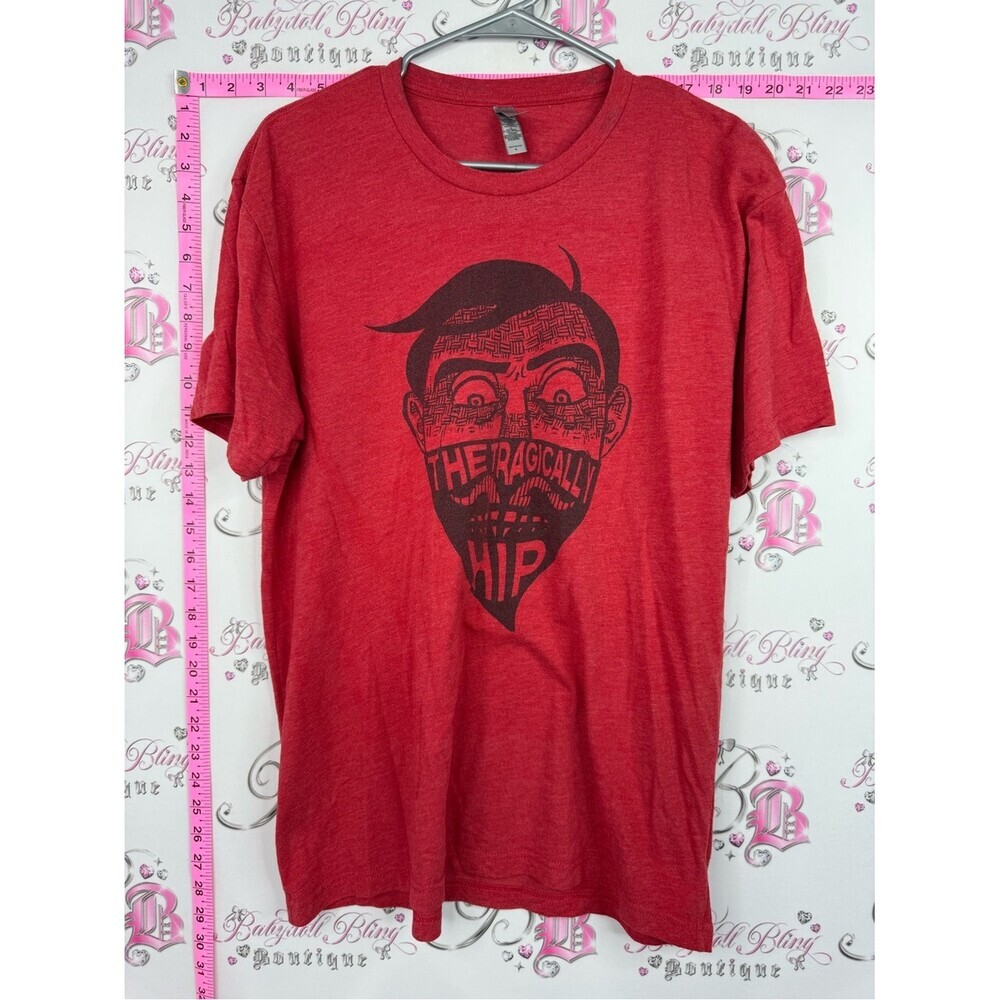 Next Level Apparel Red Short-Sleeve The Tragically Hip Graphic Tee